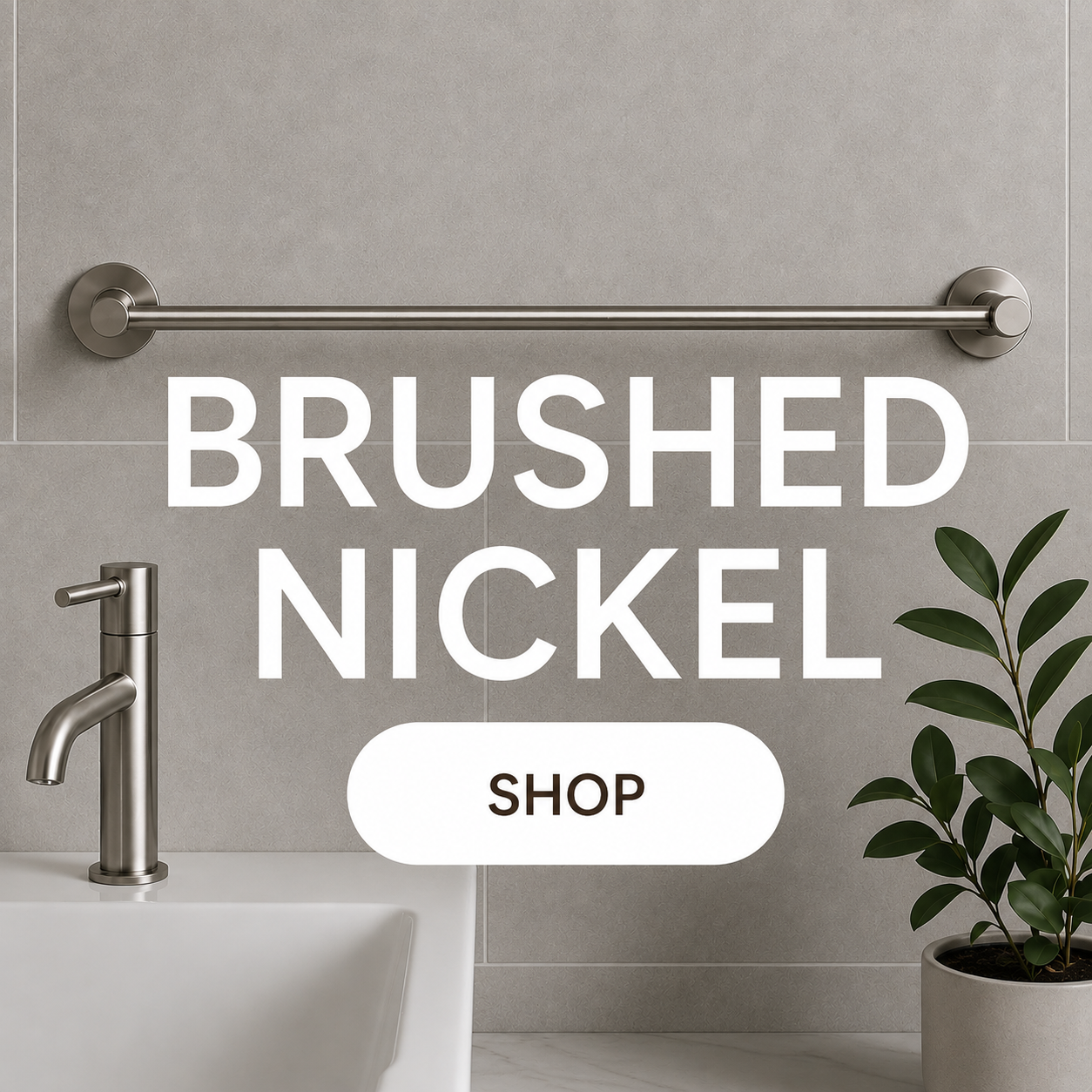 Brushed Nickel Tapware