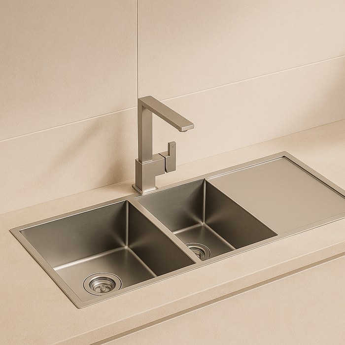 1114mm Square Undermount Sink