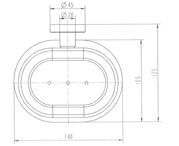 Round Soap Tray