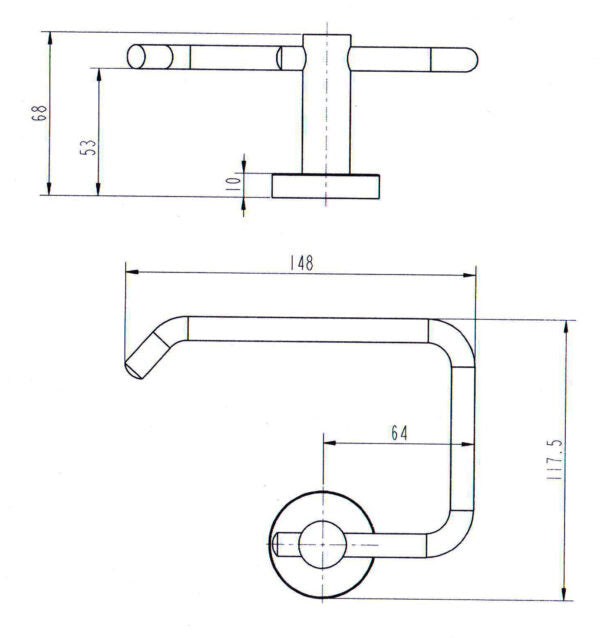 Round Toilet Paper Holder