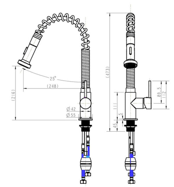 Round Vege Spray Mixer