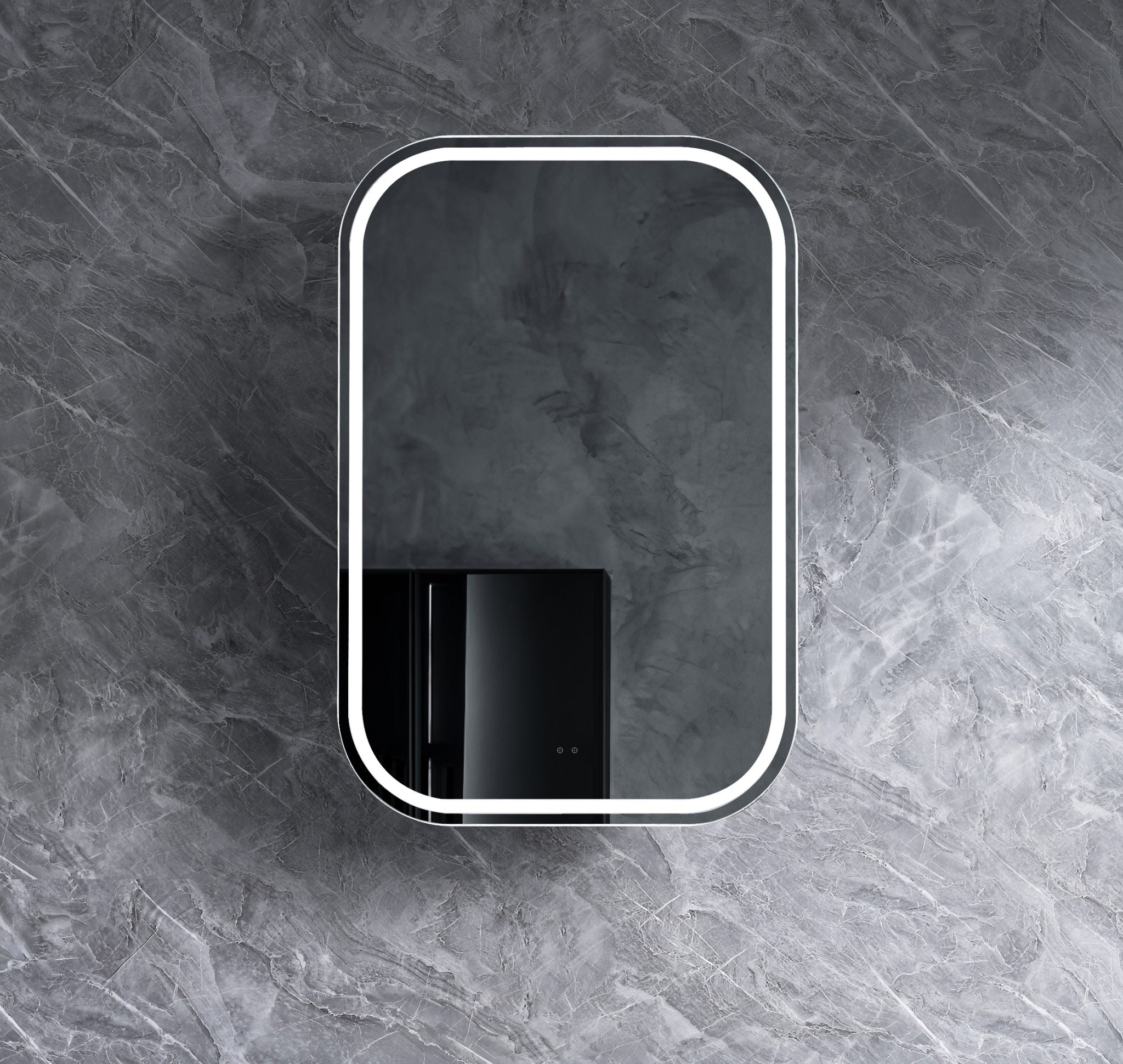600mm Modern LED Shaving Cabinet with Butterfly Mirror Doors – Natural Timber or Matt White