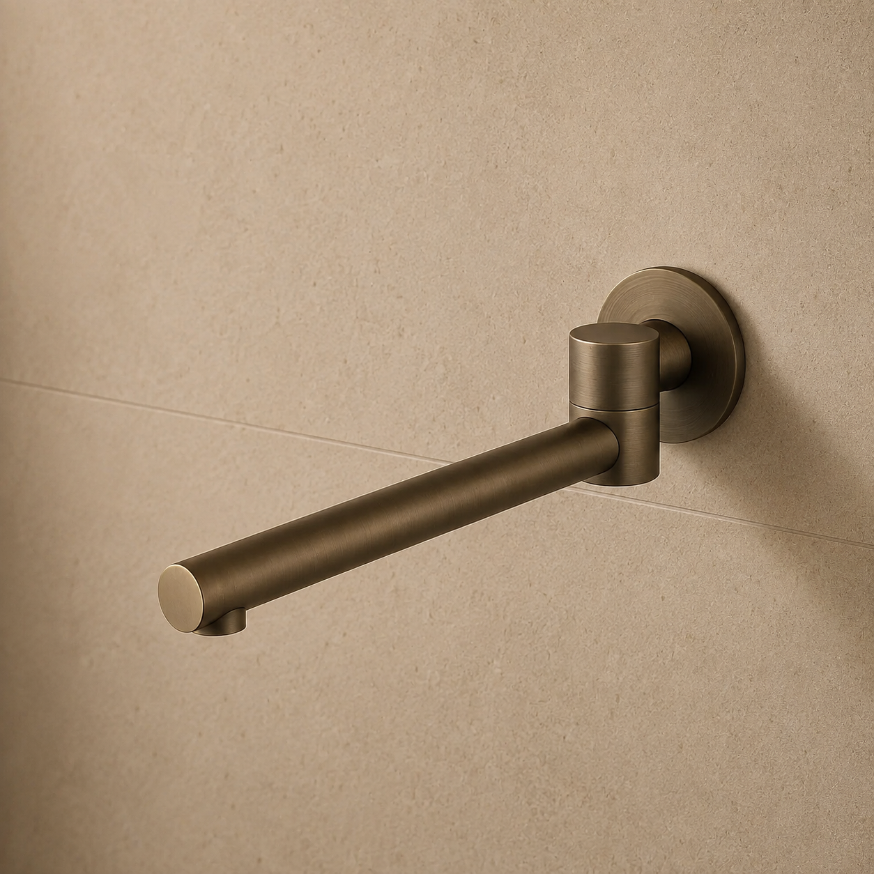 Seville Antique Brass Bath Spout – Swivel