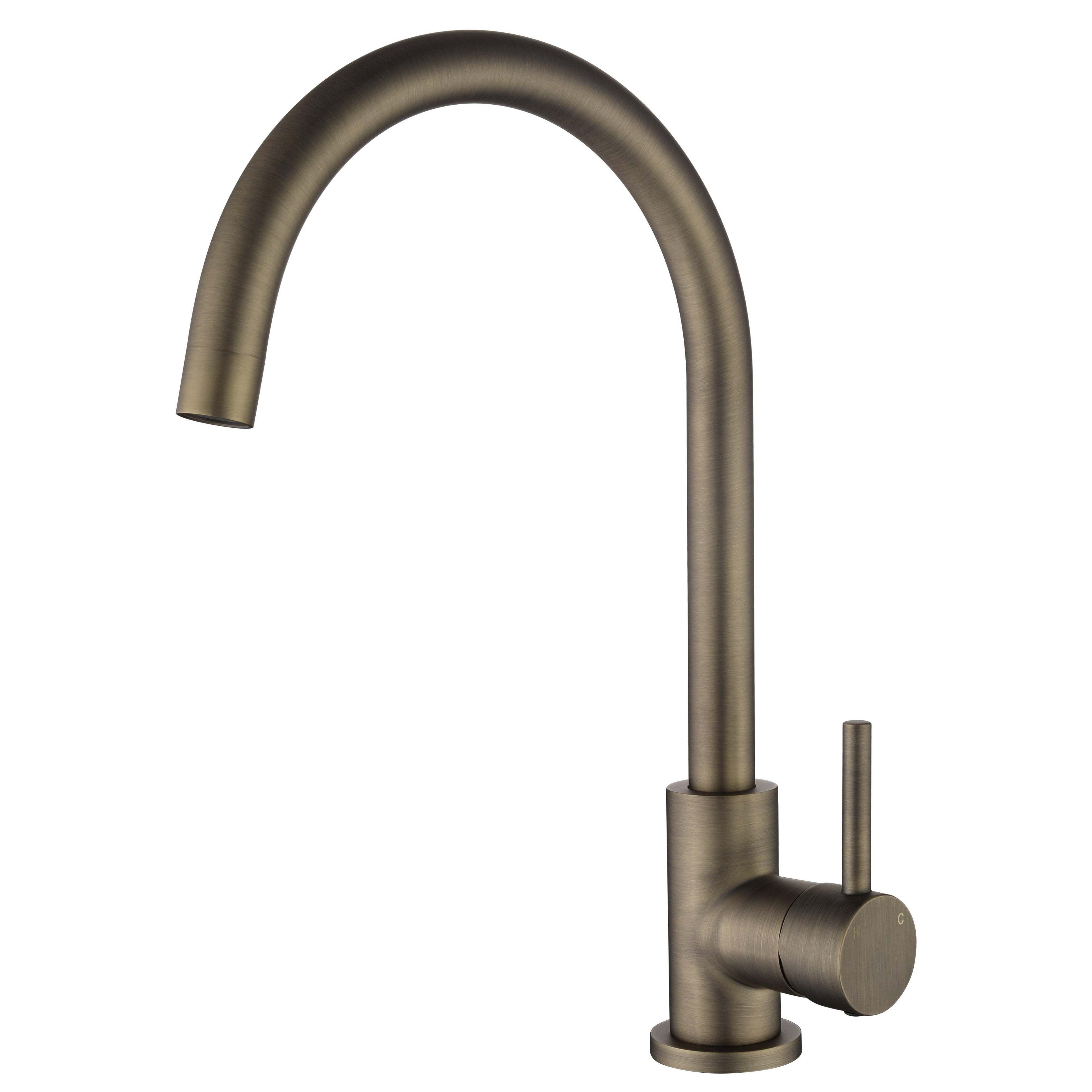 Seville Antique Brass Kitchen/Laundry Mixer