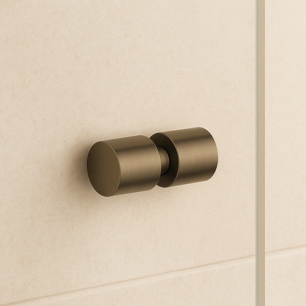 Seville Antique Brass Shower Door Handle
