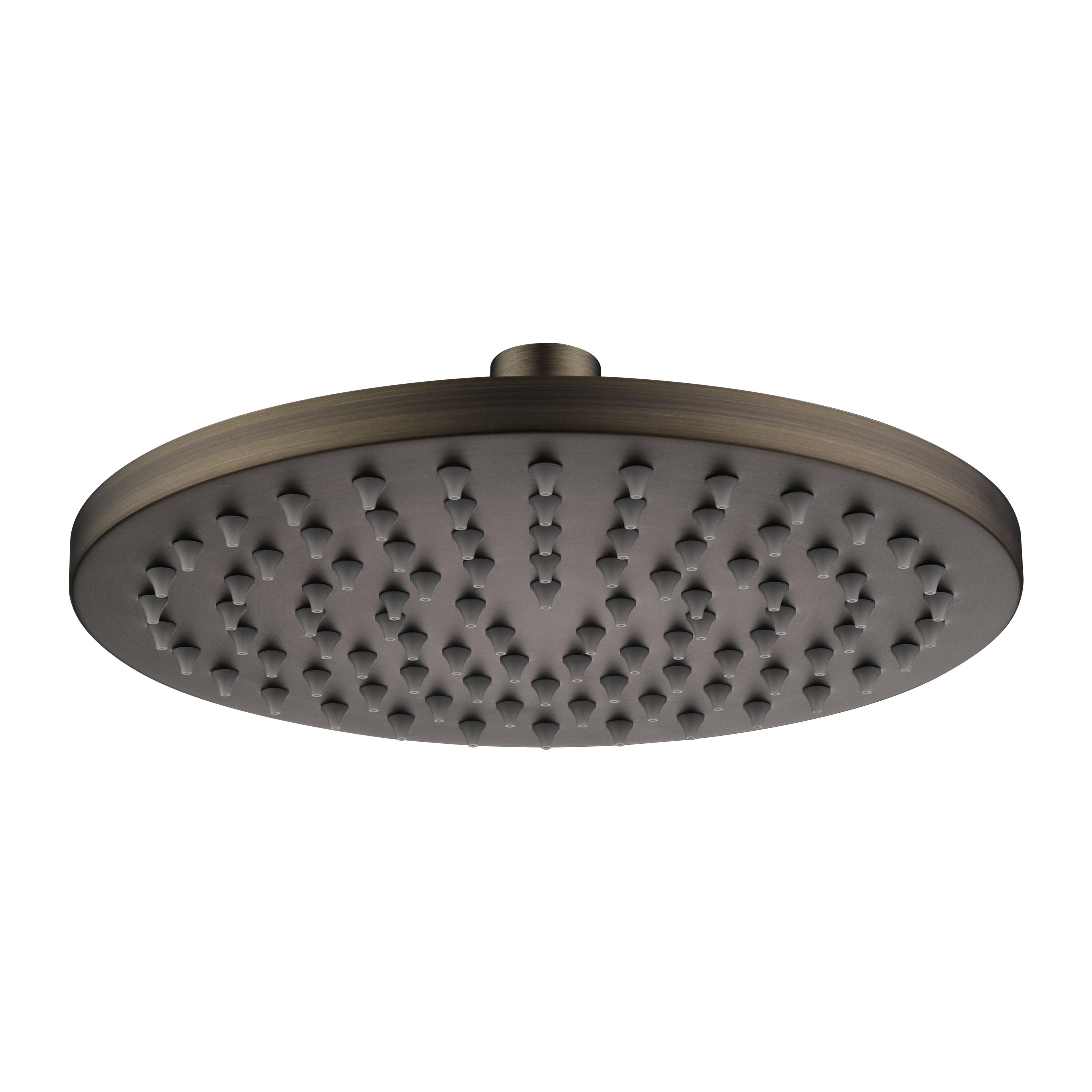 Seville Antique Brass Shower Head - 200mm