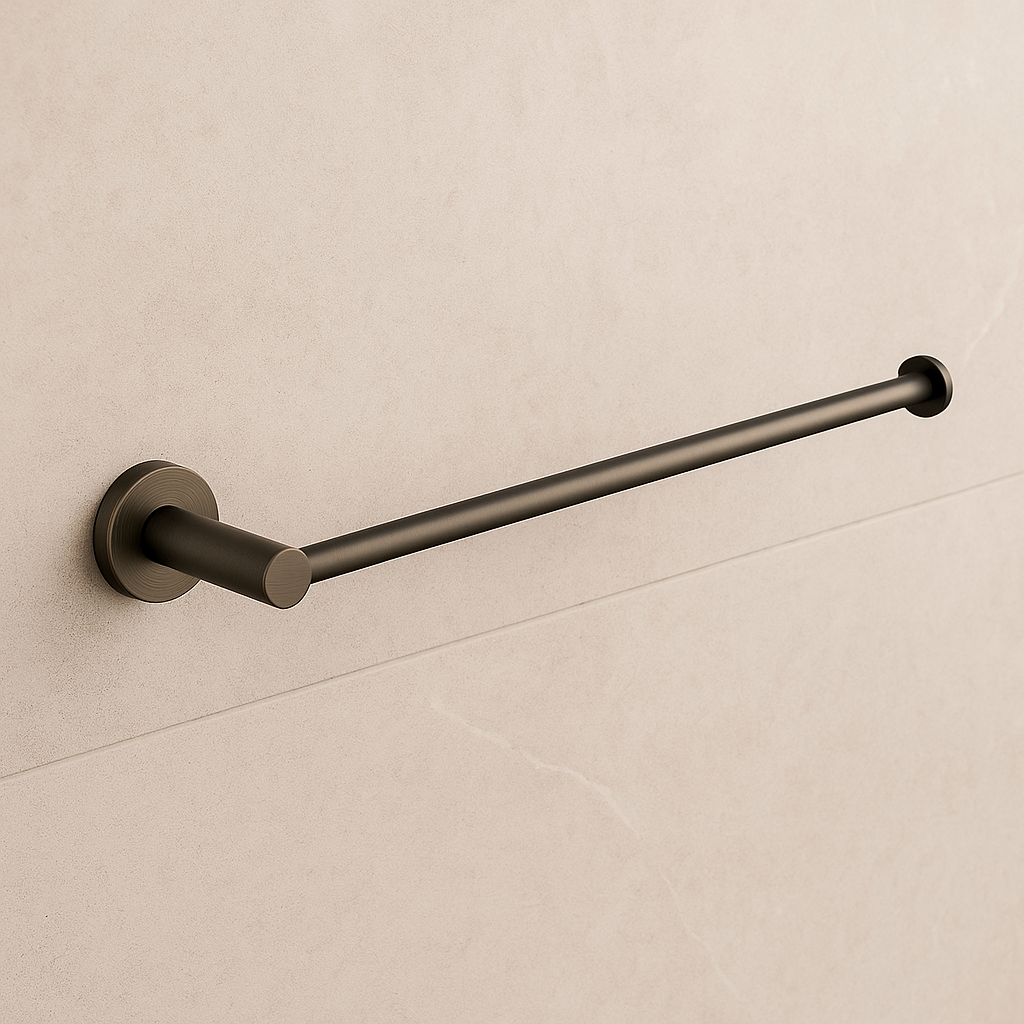 Seville Antique Brass Towel Holder