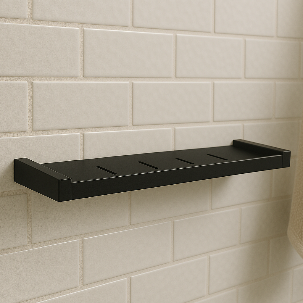 Onix Black Stainless Steel Shelf