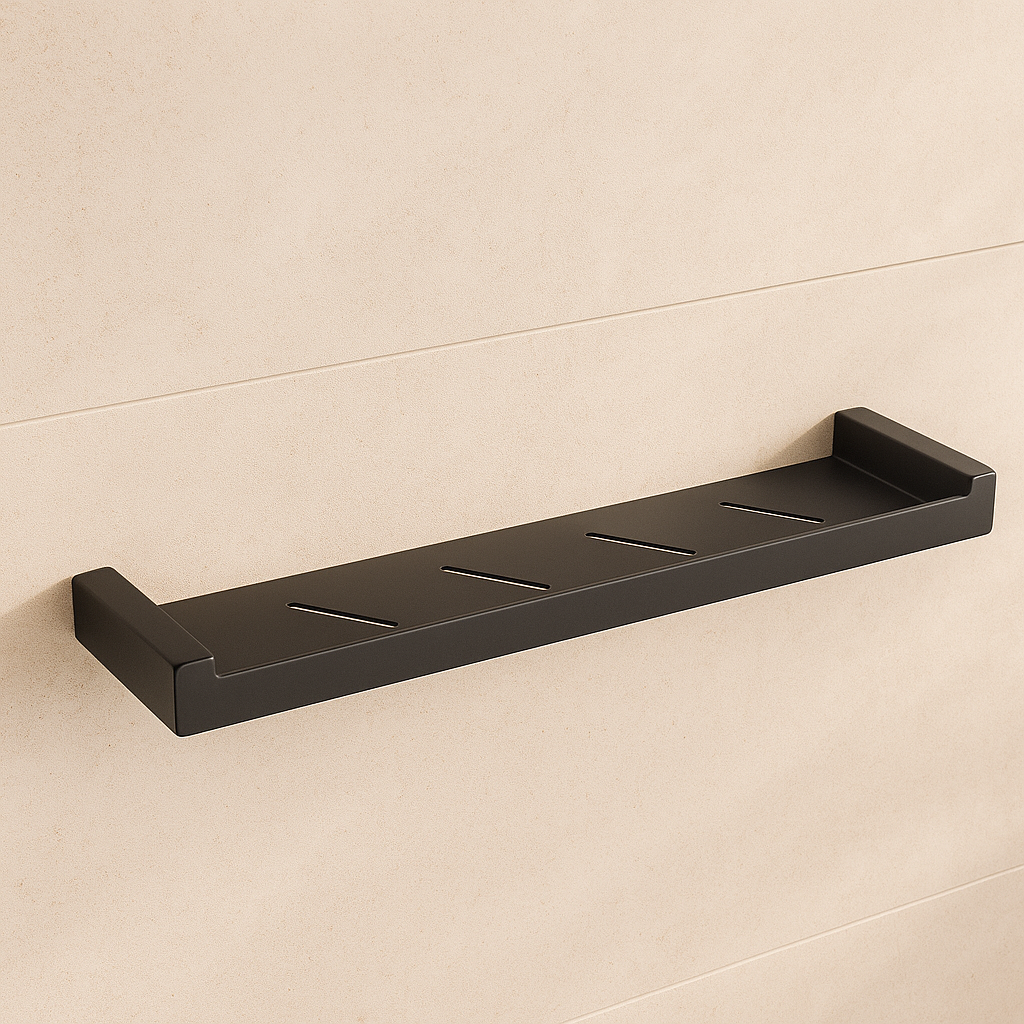 Onix Black Stainless Steel Shelf