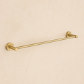Marbella Brushed Gold Single Towel Rail 750mm