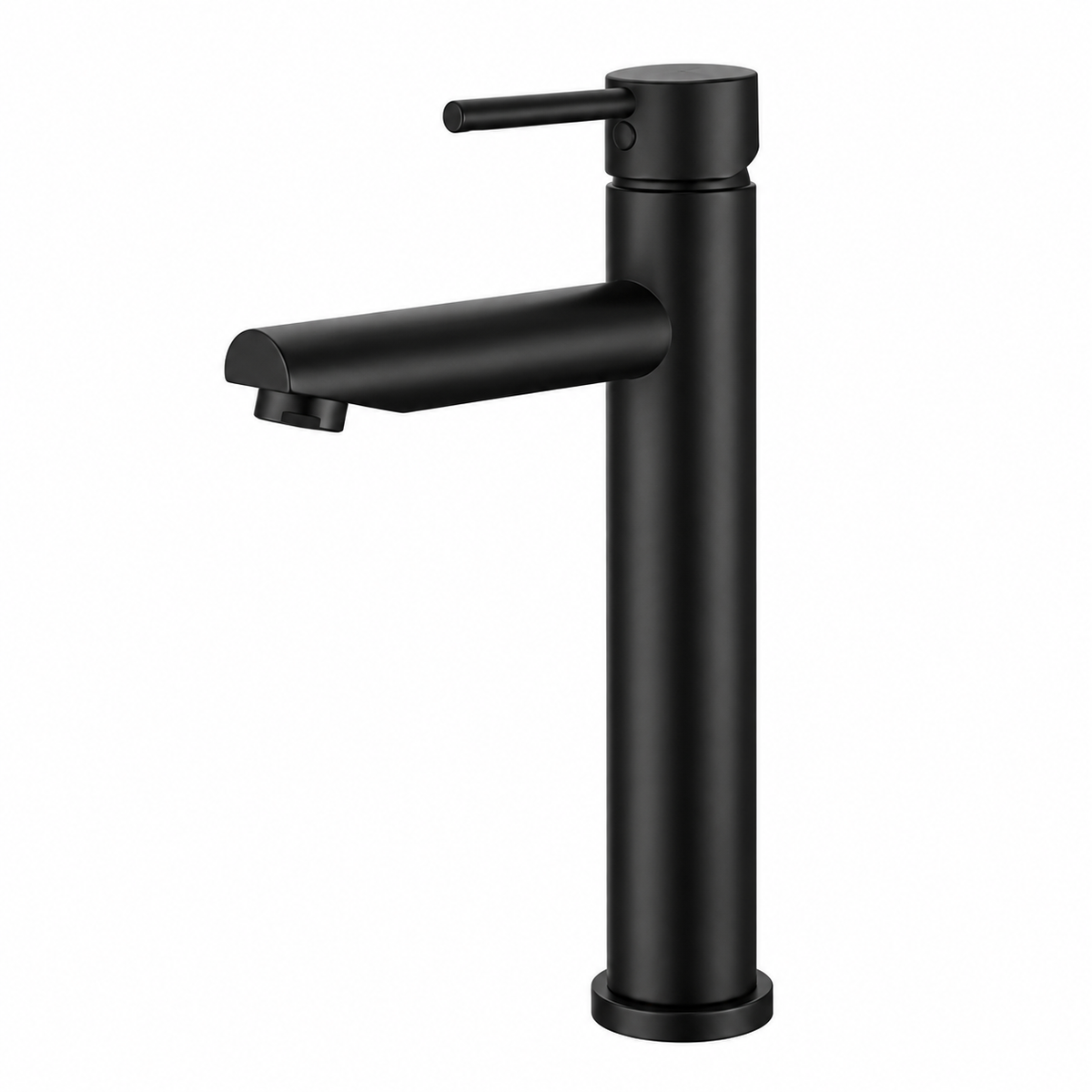 Black Round Tall Basin Mixer
