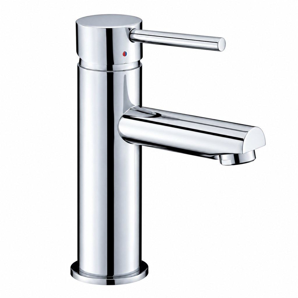 Chrome Round Basin Mixer
