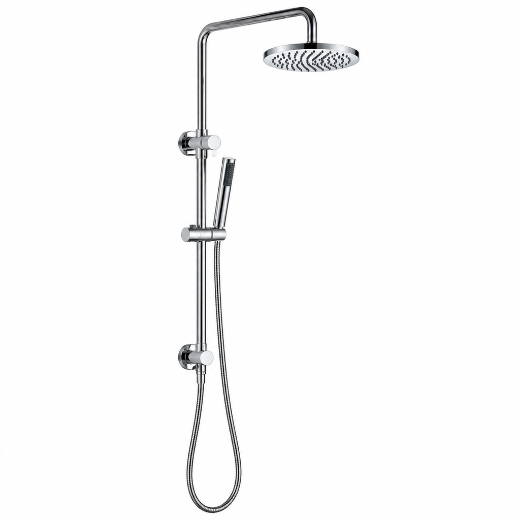 Chrome Round Shower Unit