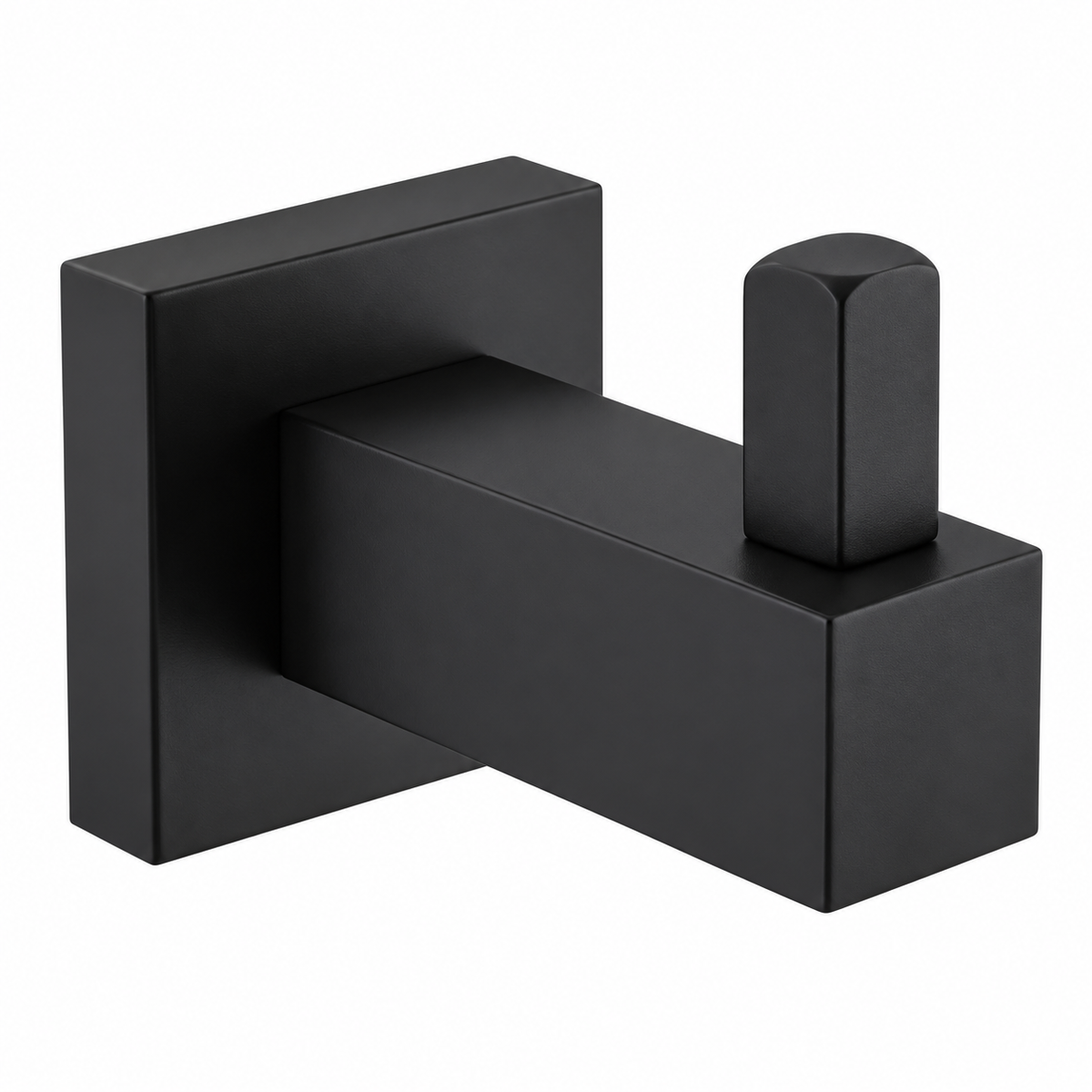 Onix Black Square Robe Hook