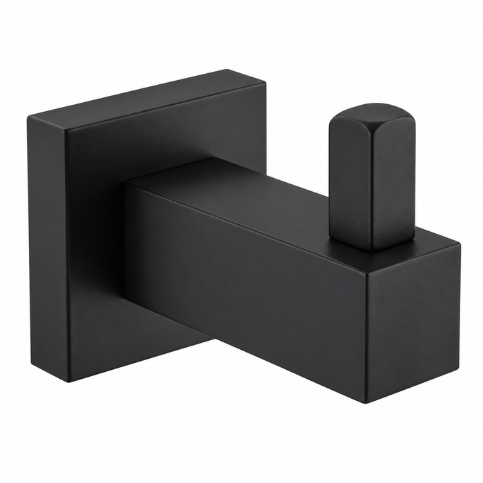 Onix Black Square Robe Hook