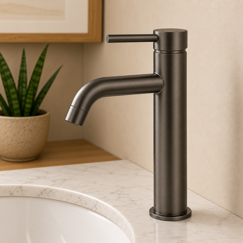 Cordoba Gunmetal Tall Basin Mixer