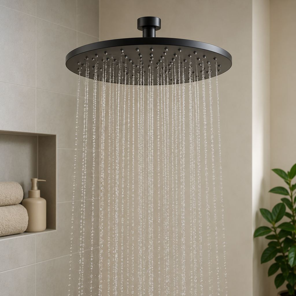 Cordoba Gunmetal Shower Head 250mm