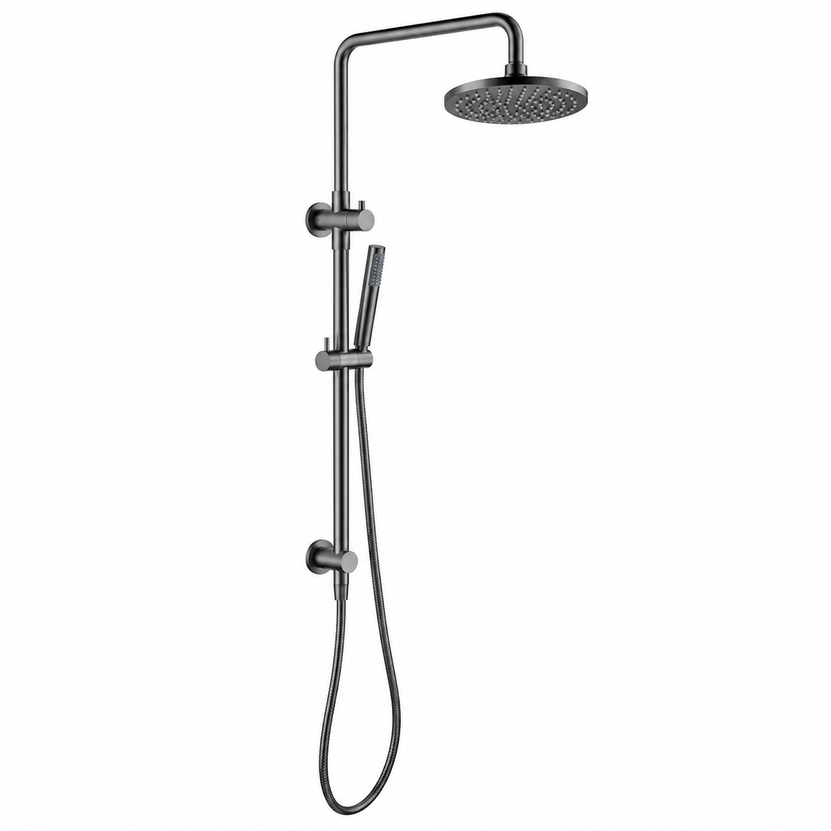 Cordoba Gunmetal Dual Shower with Diverter
