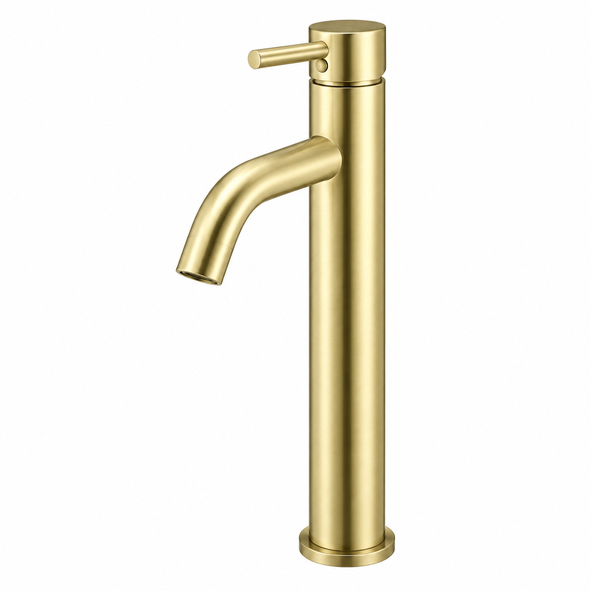 Marbella Brushed Gold Tall Basin Mixer