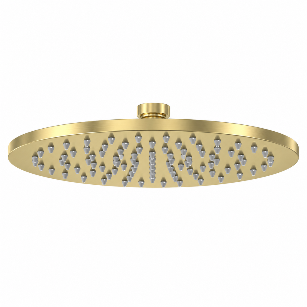 Marbella Brushed Gold Shower Head 250mm