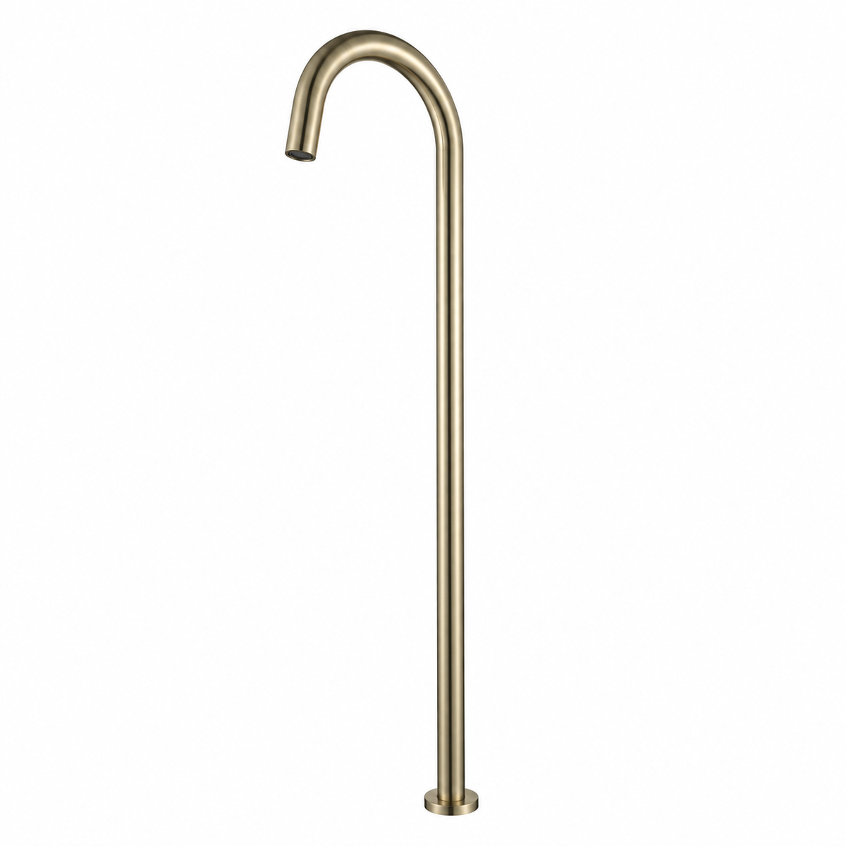 Marbella Brushed Gold Floor Bath Spout
