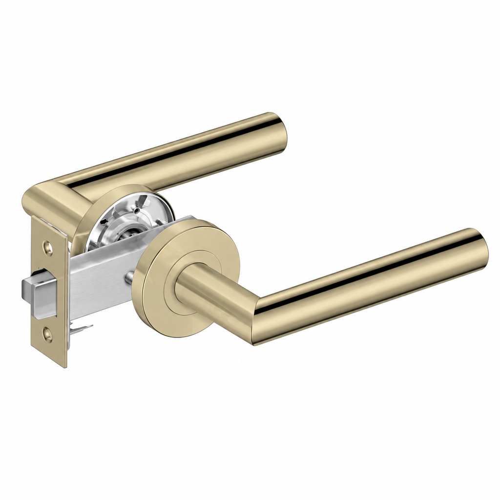 Marbella Brushed Gold Door Handle