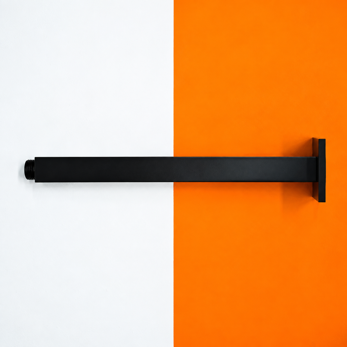 Black Square Ceiling Shower Arm