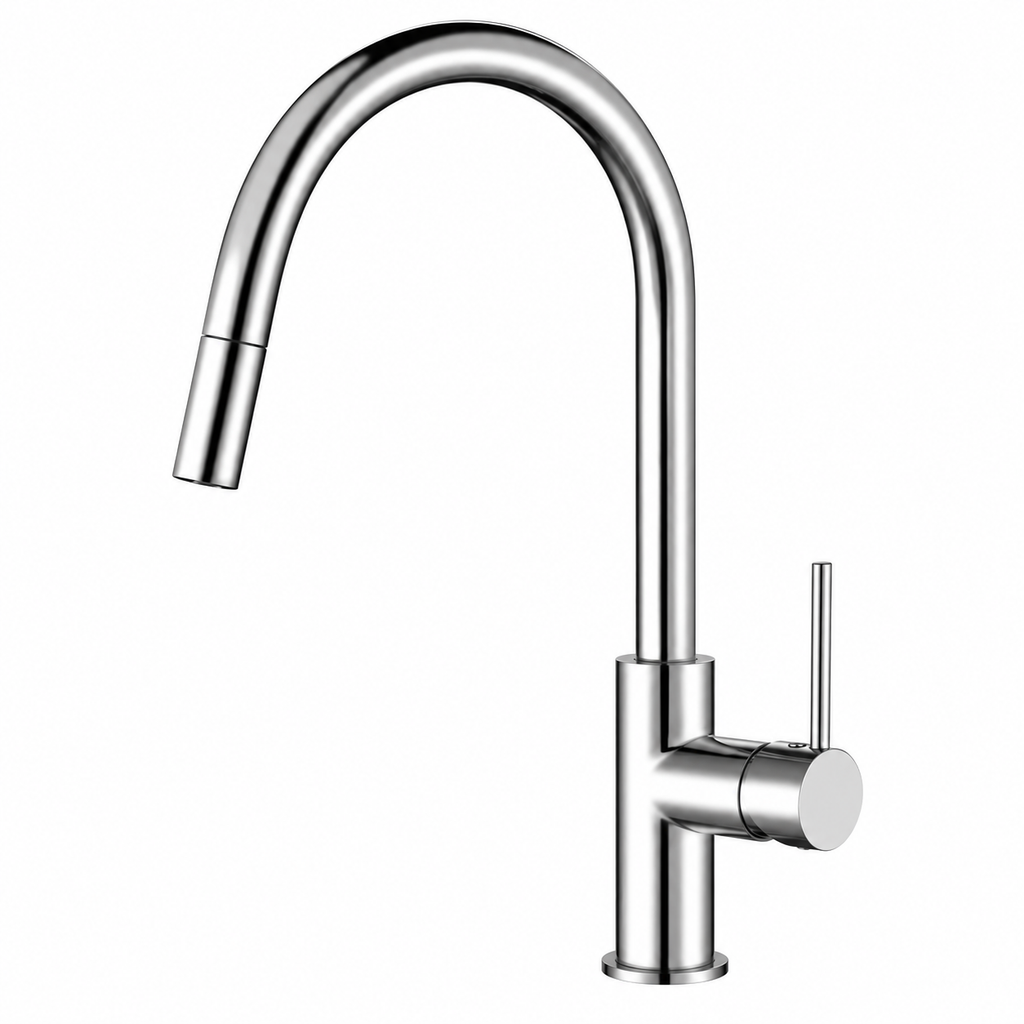Chrome Pull Out Mixer