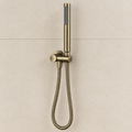 Seville Antique Brass Shower Handpiece on Bracket