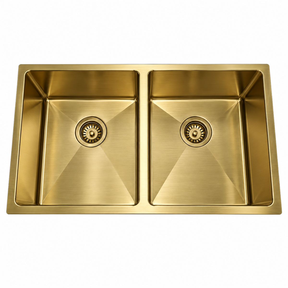 Gold Double Bowl Sink