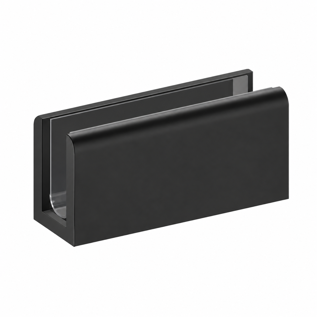 Black Shower Glass Clamp