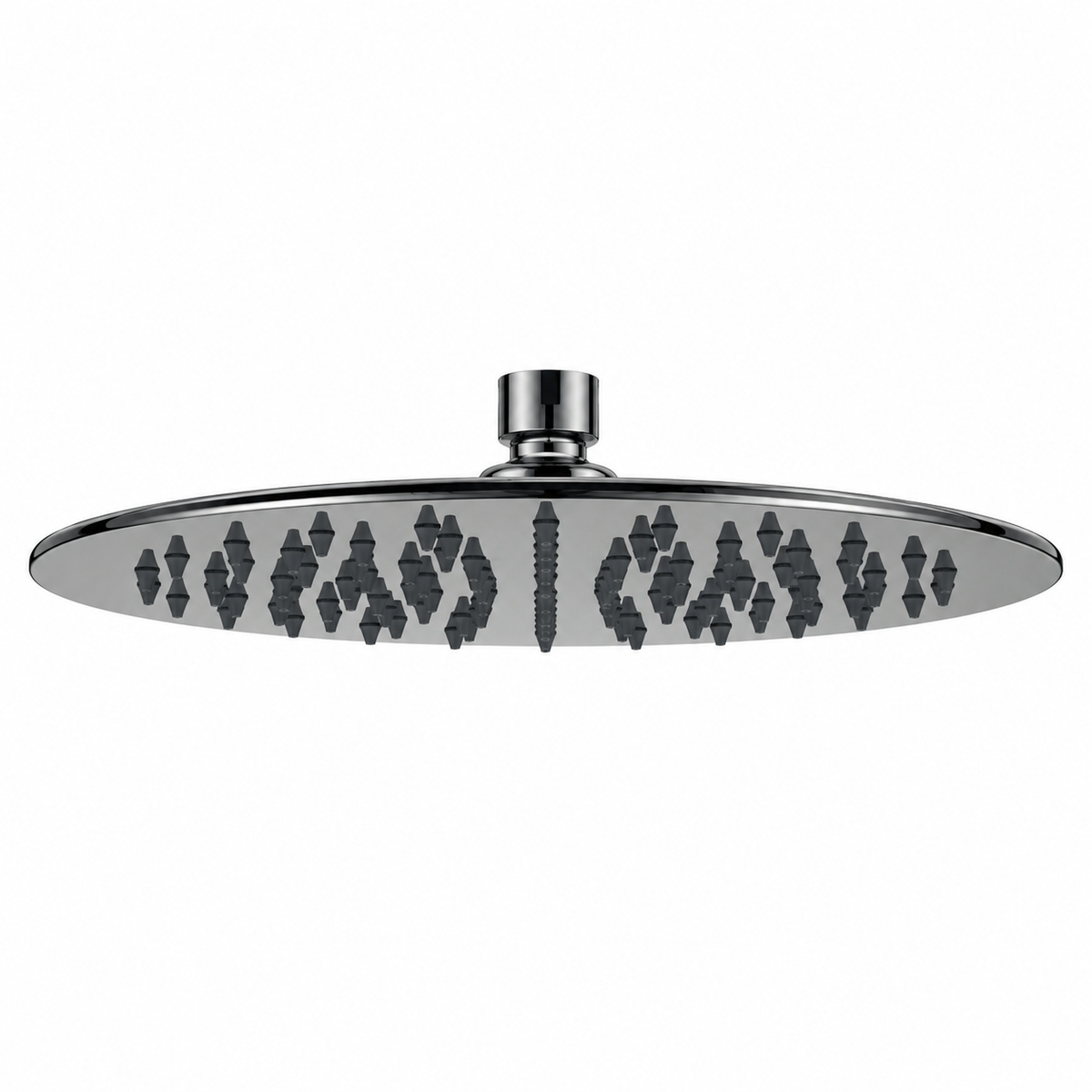 300 Onix Black Round Shower Head