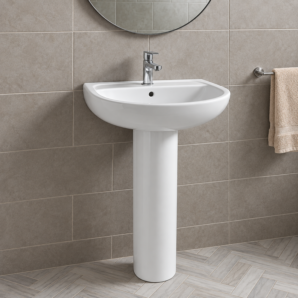 Basin with Pedestal 570*475*855