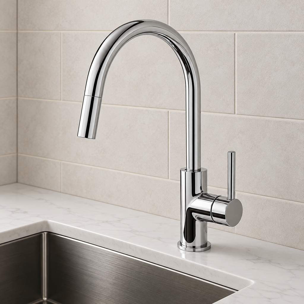 Round Pull-out Kitchen/Laundry Mixer