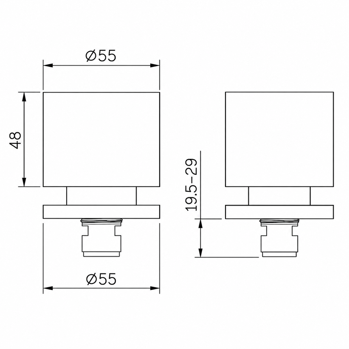 Double Round Taps 35mm cartridge