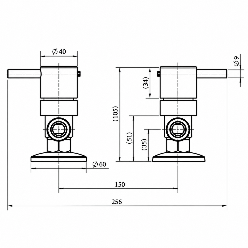 Round Handle Washing Machine Set