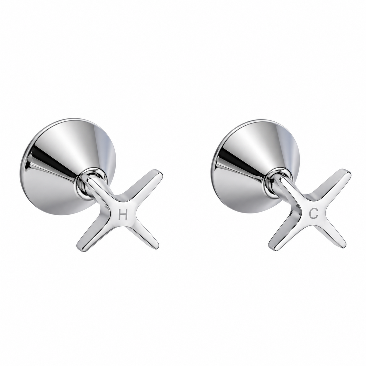 Cross Handle Wall Top Assemblies