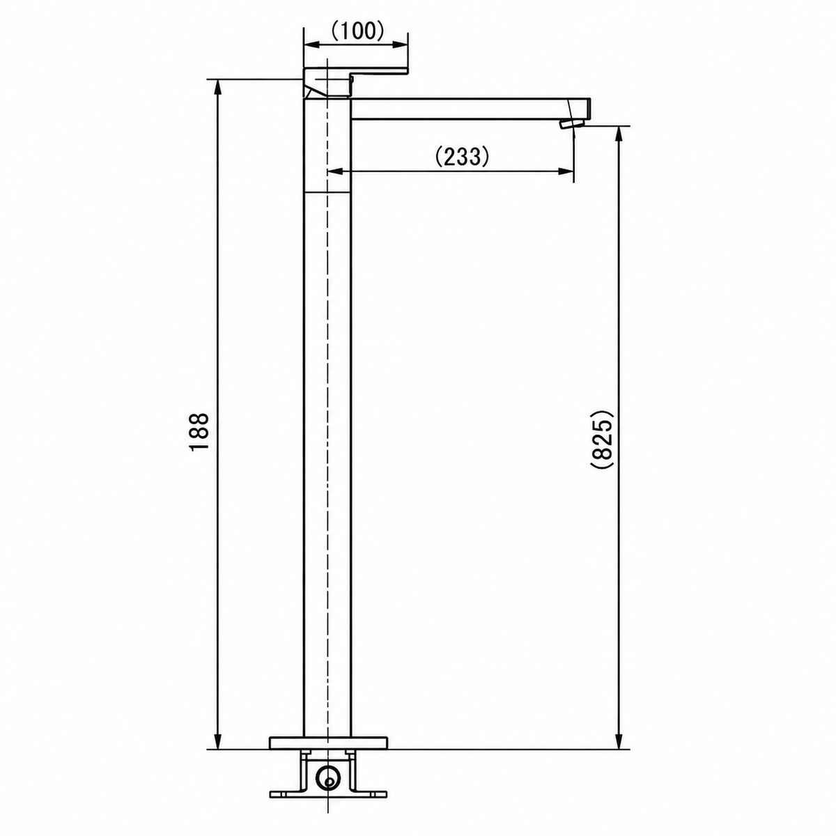 Square Floor Mixer