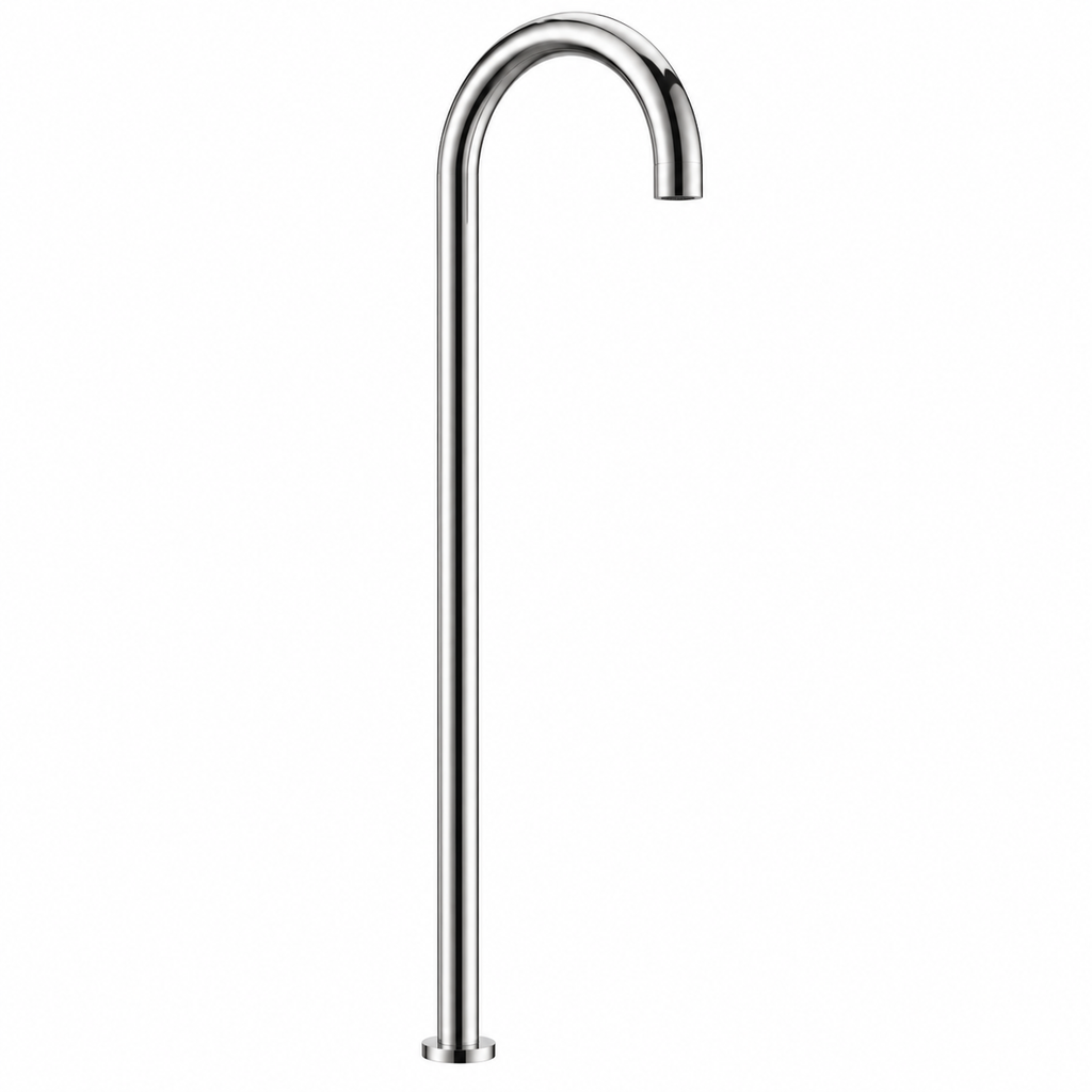 Round Floor Bath Spout