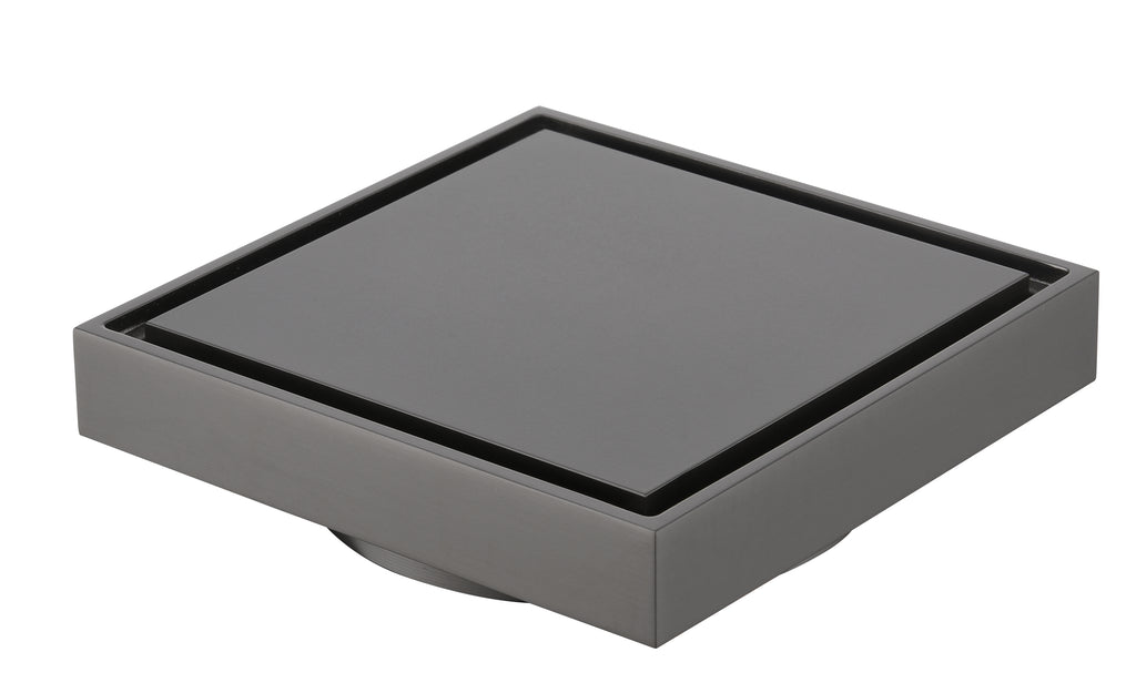 Cordoba Gunmetal Tile Insert Floor Waste