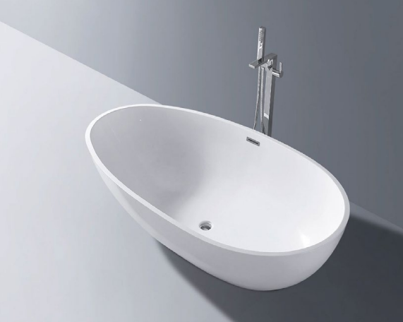 Delight 1780mm Freestanding Bath – Luxurious Deep Oval Tub in Gloss Finish
