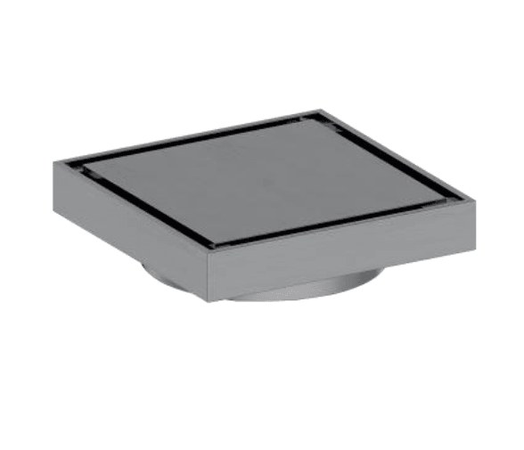 Cordoba Gunmetal Tile Insert Floor Waste