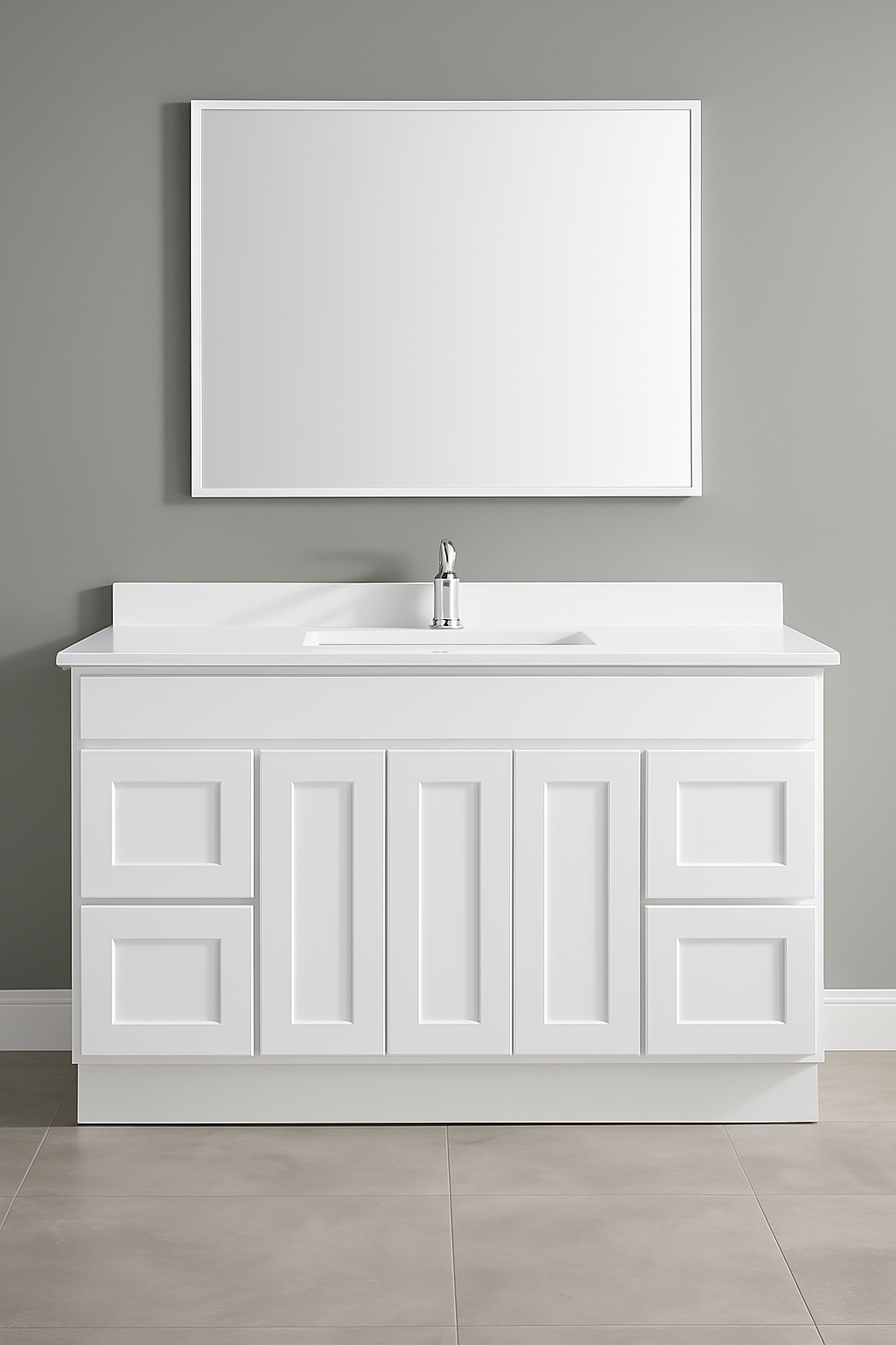 Quinn 1500W Freestanding 460mm Vanity Modern European Design