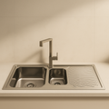 980mm Square Corner Sink