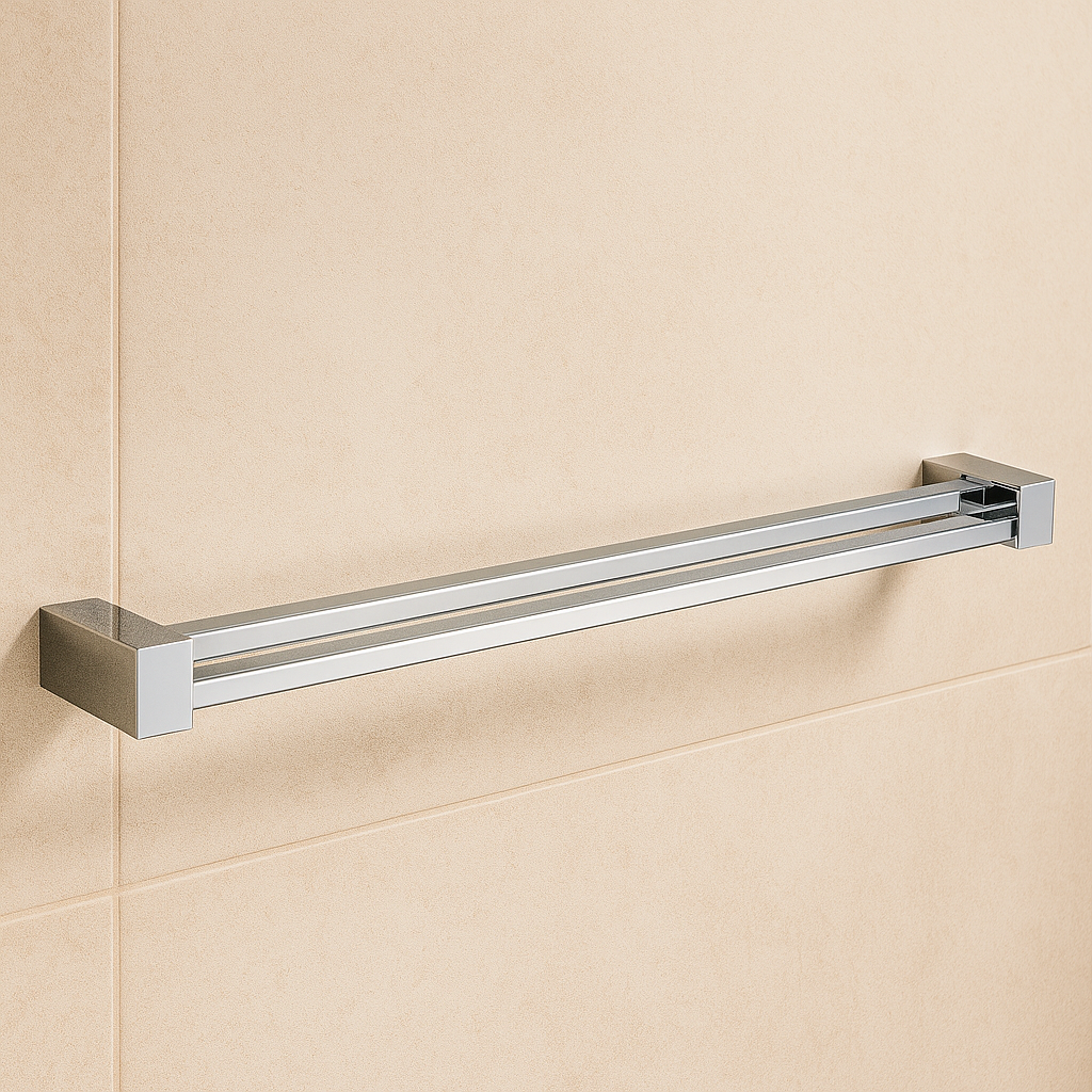 Square Double Towel Rail