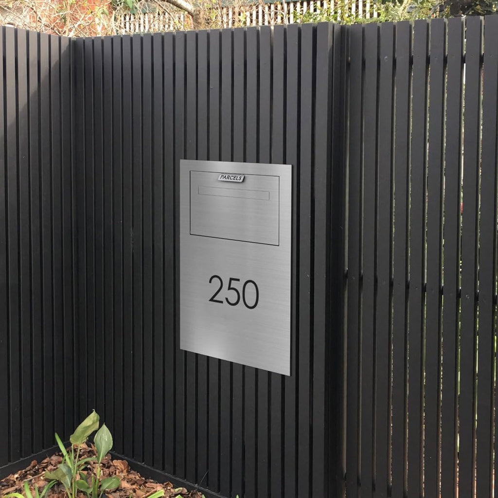 Stainless Steel Front & Rear Access Parcel Drop Box