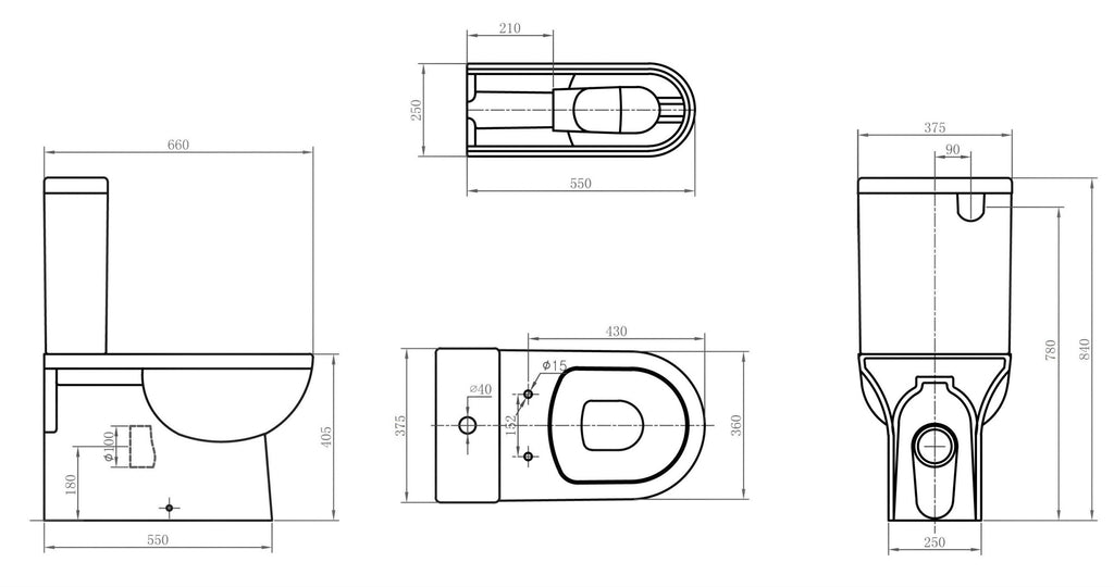 Trinity Toilet Suite