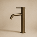 Seville Antique Brass Tall Basin Mixer