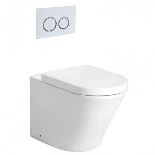 Sirena In-Wall Toilet Suite | Wall Hung Toilet with Concealed Cistern