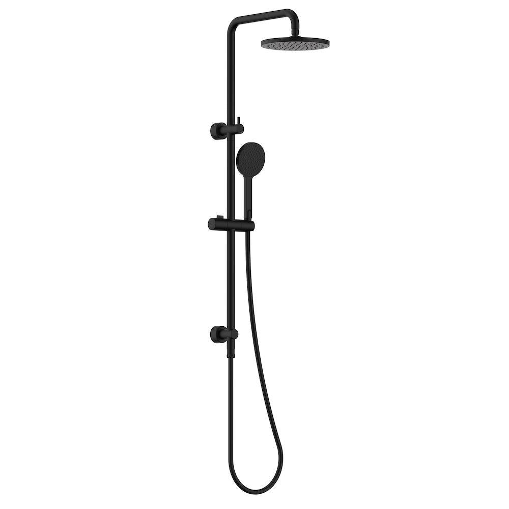 Onix Black Round One Function Shower Unit